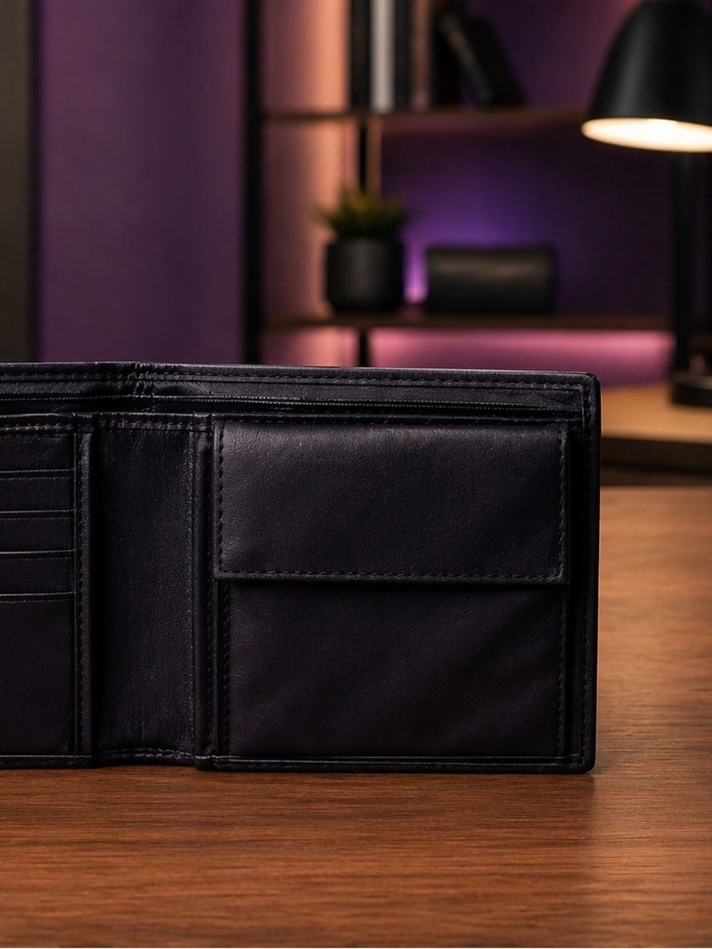 Prada Black Nylon Wallet w/ Iconic Triangle Logo 🖤 | Minimal Luxe Staple - Picture 5 of 7